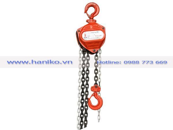 Palang xích kéo tay Kawasaki  2 Tấn